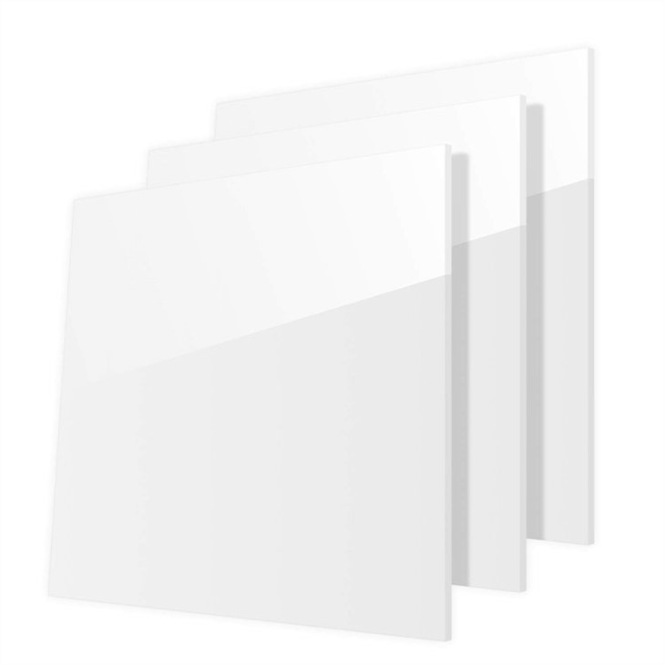 Black & White Plexiglass acrylic Sheets (2)